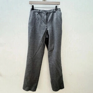 Pendleton || 100% Virgin Wool Grey Career Trousers Straight Leg Sz 4